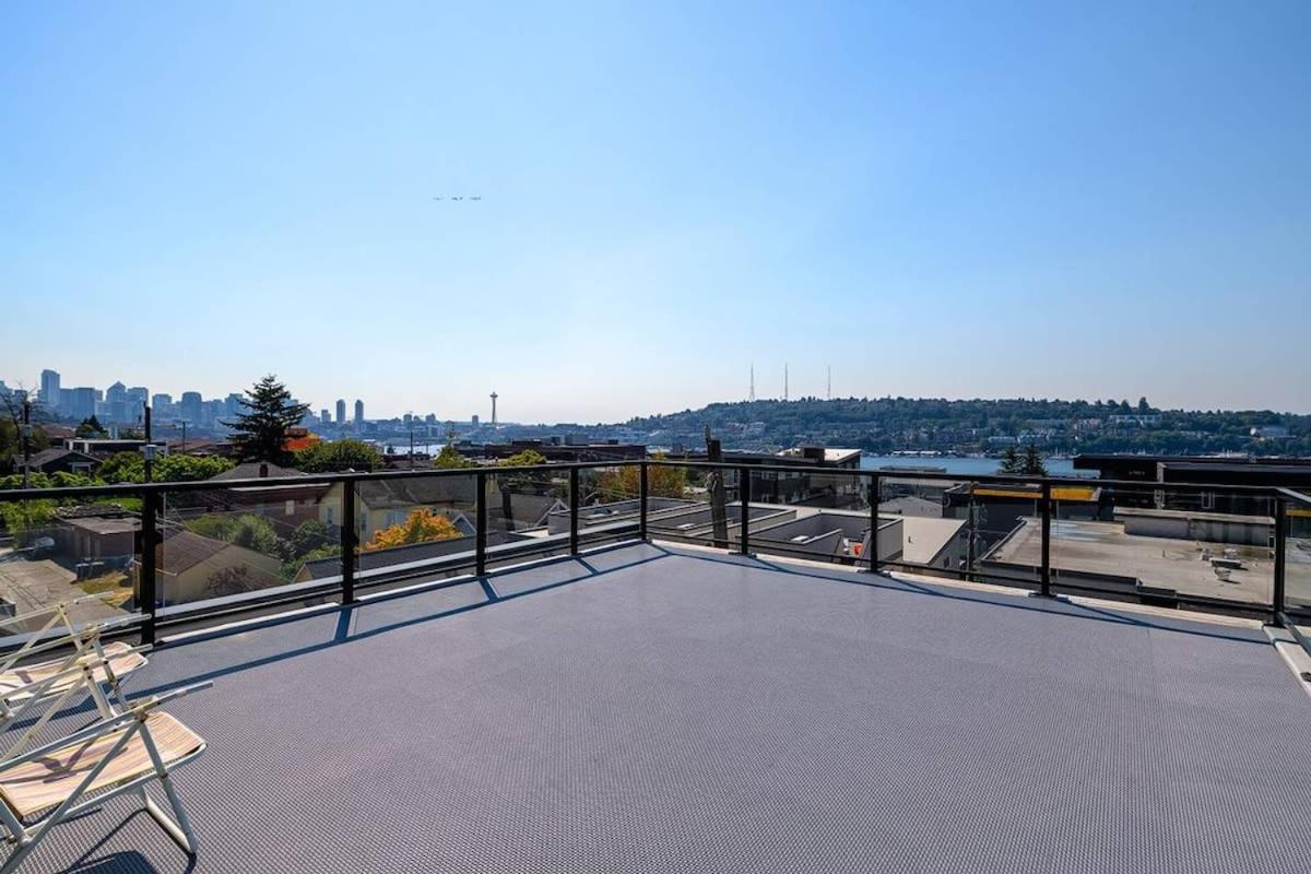 A-Seattle Urban Village- Orcas- Roof Top View Deck Luaran gambar